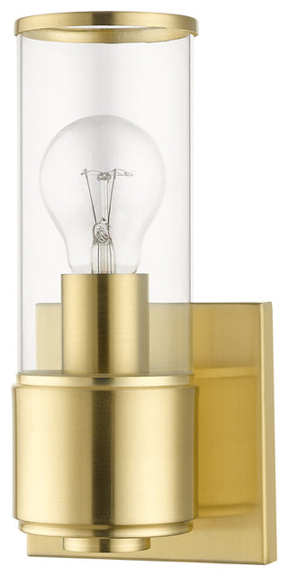 Quincy 1-Light Satin Brass ADA Sconce