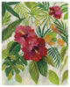 "Tropical Jewels I v2 Crop" Digital Paper Print by Silvia Vassileva, 30"x37"