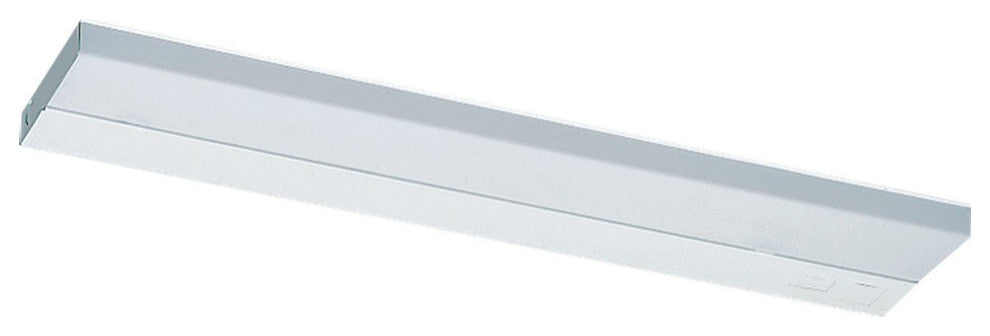 Self-Contained Fluorescent Lighting Two Light Under Cabinet in White