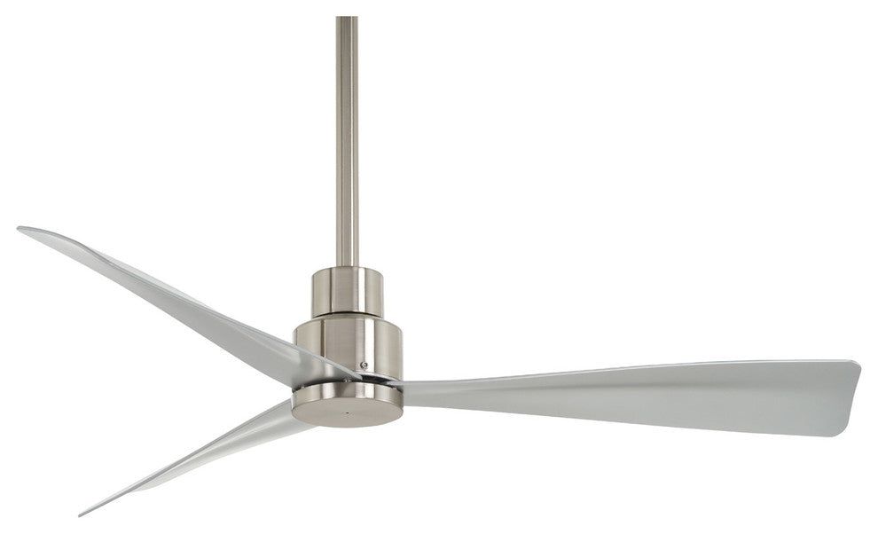 Minka-Aire F786-BNW Simple, 44" Ceiling Fan, Brushed Nickel Wet Finish