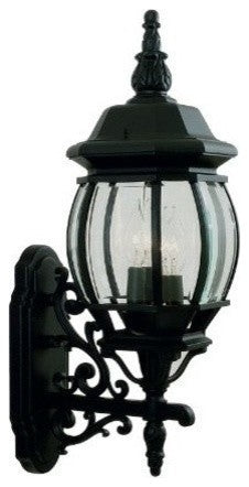 Livex Lighting 3 Light Black Outdoor Wall Lantern - 7524-04