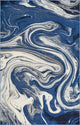 KAS Watercolors Palette 3'3"x4'11" Blue Rug
