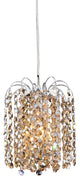 Milieu 1-Light Modern Mini-Pendant by Allegri, Firenze Bordeoux