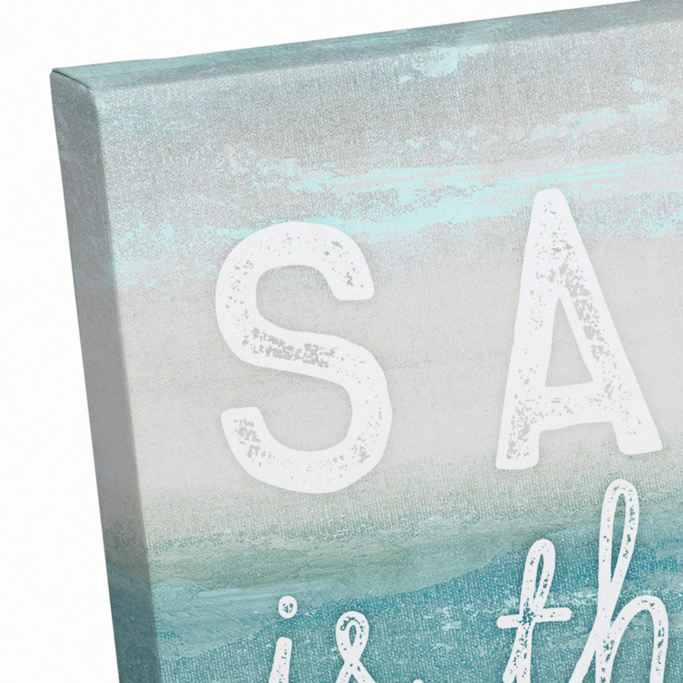 Sand is the New Snow 12x12 Canvas Wall Art