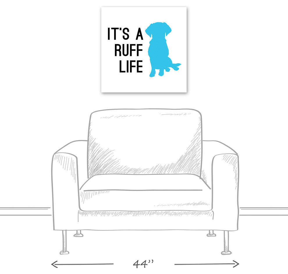 Designs Direct Creative Group Ruff Life 20x20 Canvas Wall Art