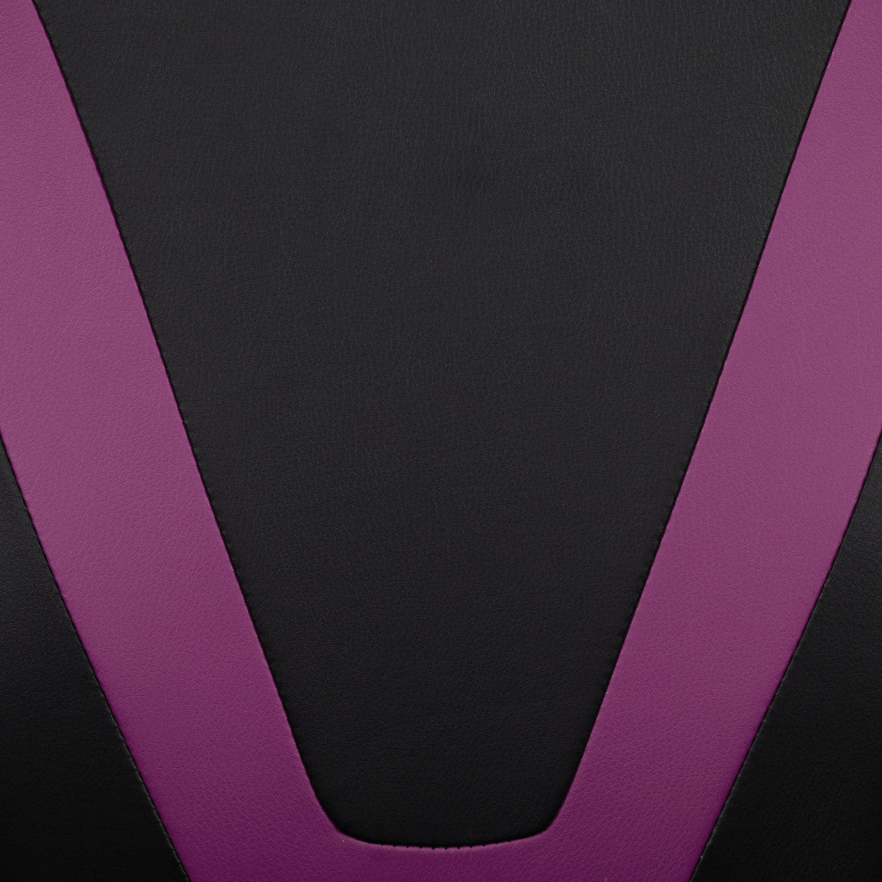 X20 Ergonomic Gaming Computer Chair With Fully Reclining Back, Purple