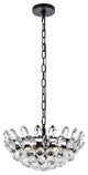 Elegant Lighting Emilia 3-Light Pendant Black