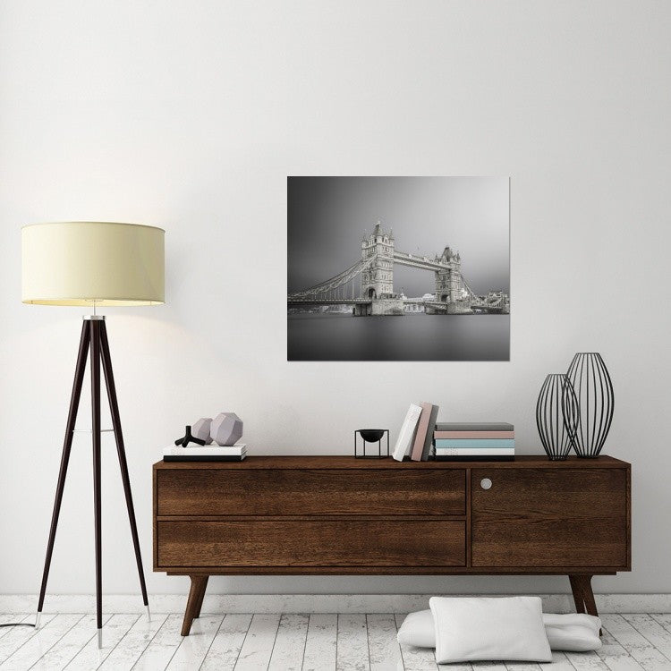 "Tower Bridge" Stretched Canvas Giclee by Ahmed Thabet, 40x33"