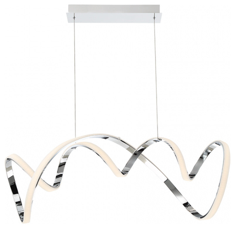 Vornado 41" LED Pendant 3000K, Chrome