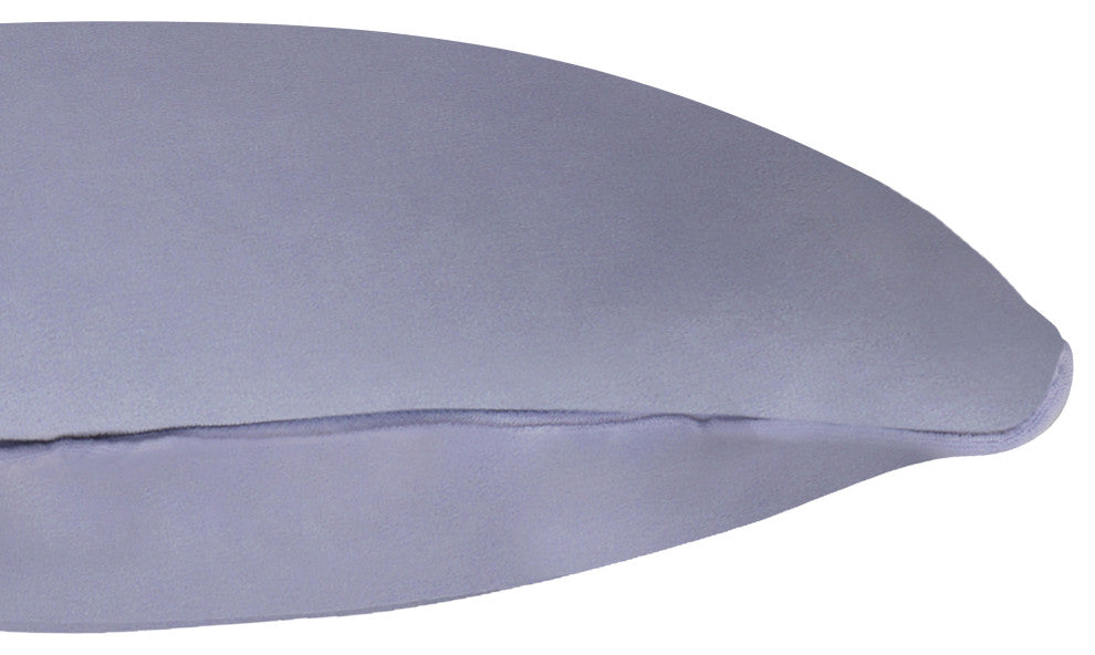 A1HC Soft Velvet Pillow Covers, YKK Zipper, Set of 2, Slat Grey, 20"x20"