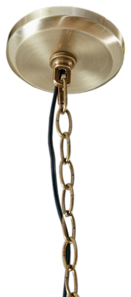 Martha Stewart Camden 4-Light Glass Bowl Shaped Chandelier