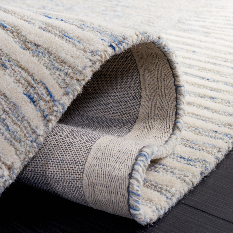 Safavieh Couture Abstract Collection ABT478 Area Rug, Blue/Ivory, 2'3"x10'