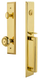 Fifth Avenue 1-Piece Dummy Handleset, D Grip and Parthenon Knob, 849572