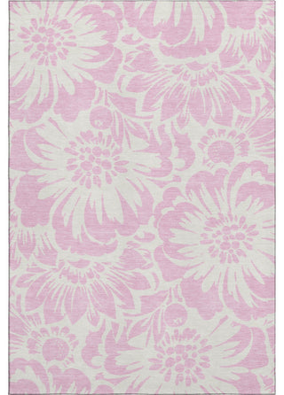 Premium Machine Washable Mayfield AMF551 Pink 3' x 5' Rug