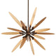 Dragonfly, Pendant, 8 Light, Bronze, Satin Leaf Finish