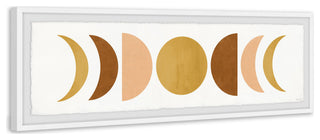 "Lunar Cycle" Framed Painting Print, 45x15