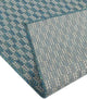 Outdoor Collection Geometric Rug - Bohemian Rug, Ocean, 5'3"x7'6"