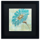 'Spa Daisies II' Matted Framed Canvas Art by Chris Paschke