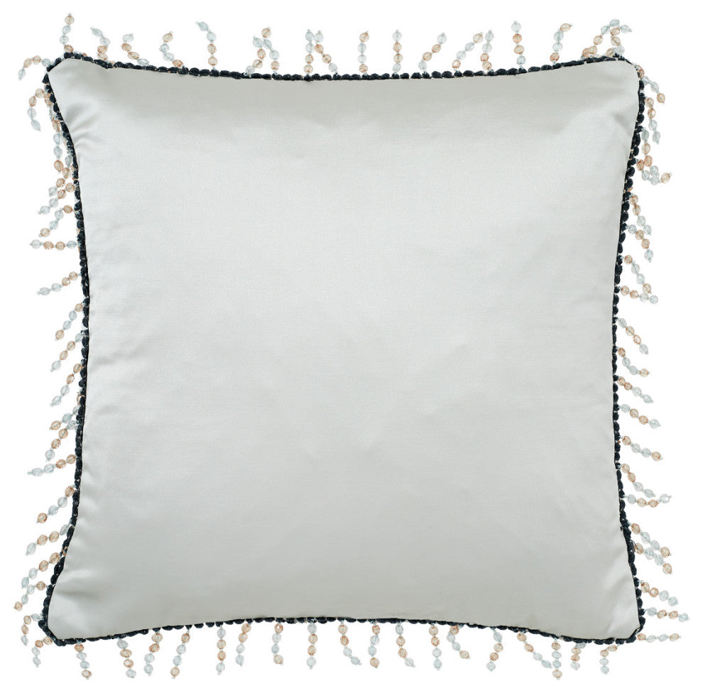 Regent 9-Piece Queen Velvet Comforter Set - Ice Blue