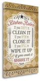"Kitchen Rules" By Jennifer Pugh, Giclee Print on Gallery Wrap Canvas