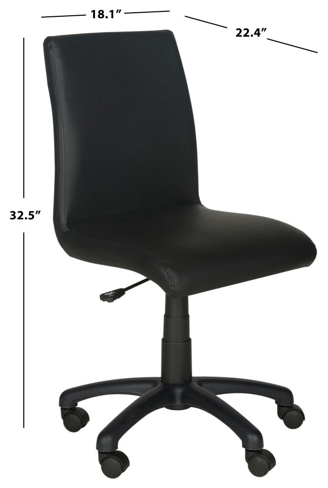 Safavieh Hal Desk Chair, Black