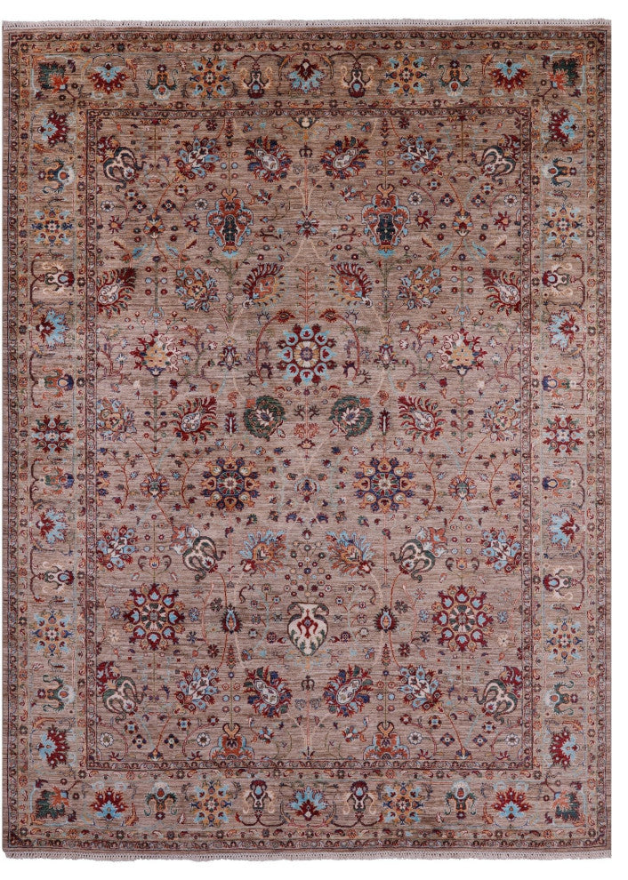 9' 1" X 11' 9" Persian Tabriz Handmade Rug Q11206
