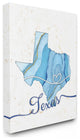 Stupell Industries Texas Agate Blue US State Design, 30 x 40