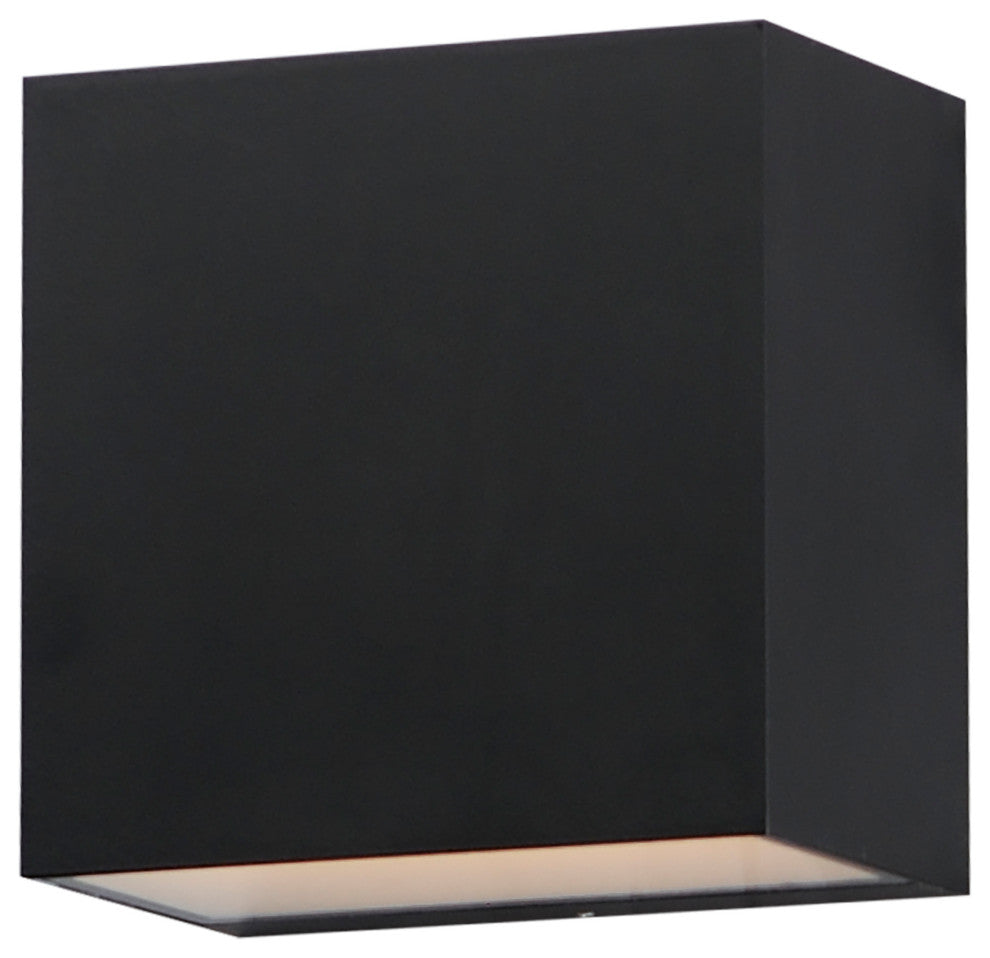 ET2 E23218 Blok 6" Tall LED Outdoor Wall Sconce - Black