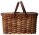 Consigned, Antique Hawkeye Insulated Picnic Basket