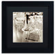 Alan Blaustein ''Lombardy IV'' Art, Black Frame, Black Mat, 11x11