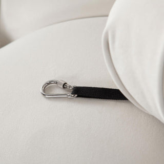 Paloma Armless Chair in Light Cream Velvet