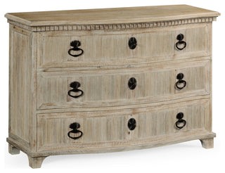 Shows the entire dresser front-on on a white background; best single representation of the Washed Acacia Commode.