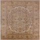 Ahgly Company Indoor Square Mid-Century Modern Area Rugs, 3' Square