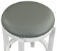 Cordova Backless Swivel Stool, White