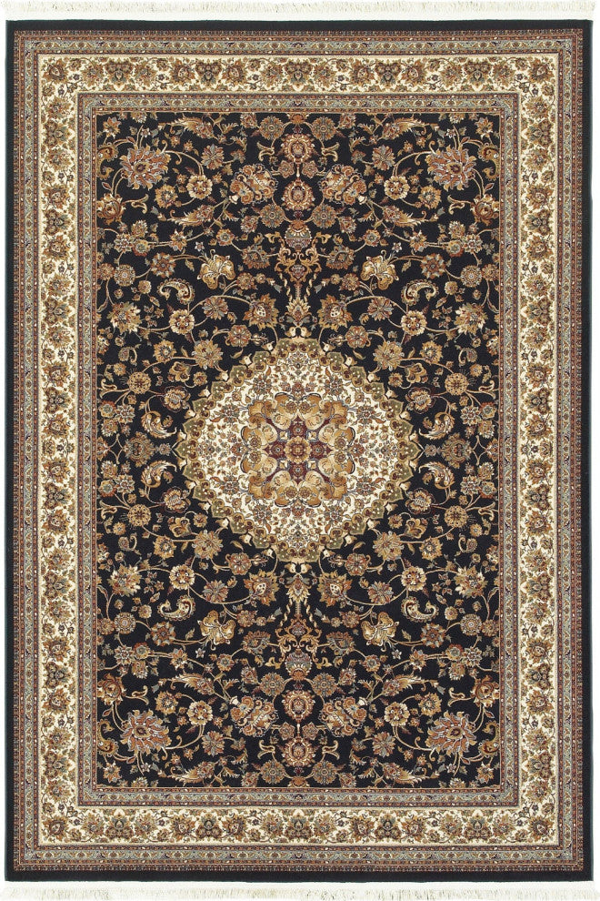 Oriental Weavers Masterpiece Dark Blue Oriental Indoor Area Rug 7'10"X10'10"
