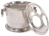 Classic Round Matte Silver Wine Bucket
