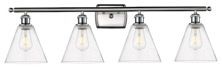 INNOVATIONS LIGHTING 516-4W-SN-GBC-84 Ballston Cone Bath Vanity Light
