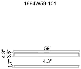 Malibu LED Integrated Black Outdoor Wall Light