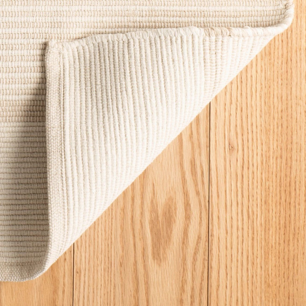 Mark D. Sikes x Dash & Albert La Mirada Wheat Cotton Rug, Natural, 2' x 3'