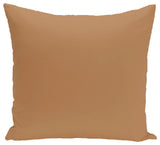 Solid Pillow, Caramel, 26"x26"