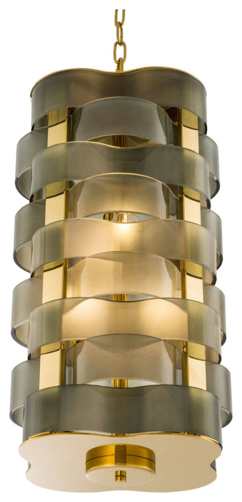 Green Glass Pendant Chandelier | Eichholtz Martinique