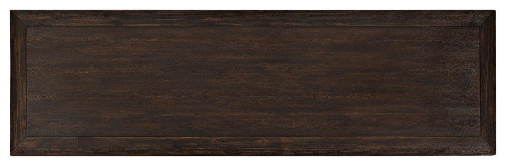 Gramercy Mid-Century Modern Chevron Three Door 60" Accent Cabinet