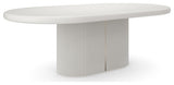 Love Dining Table Matte Pearl