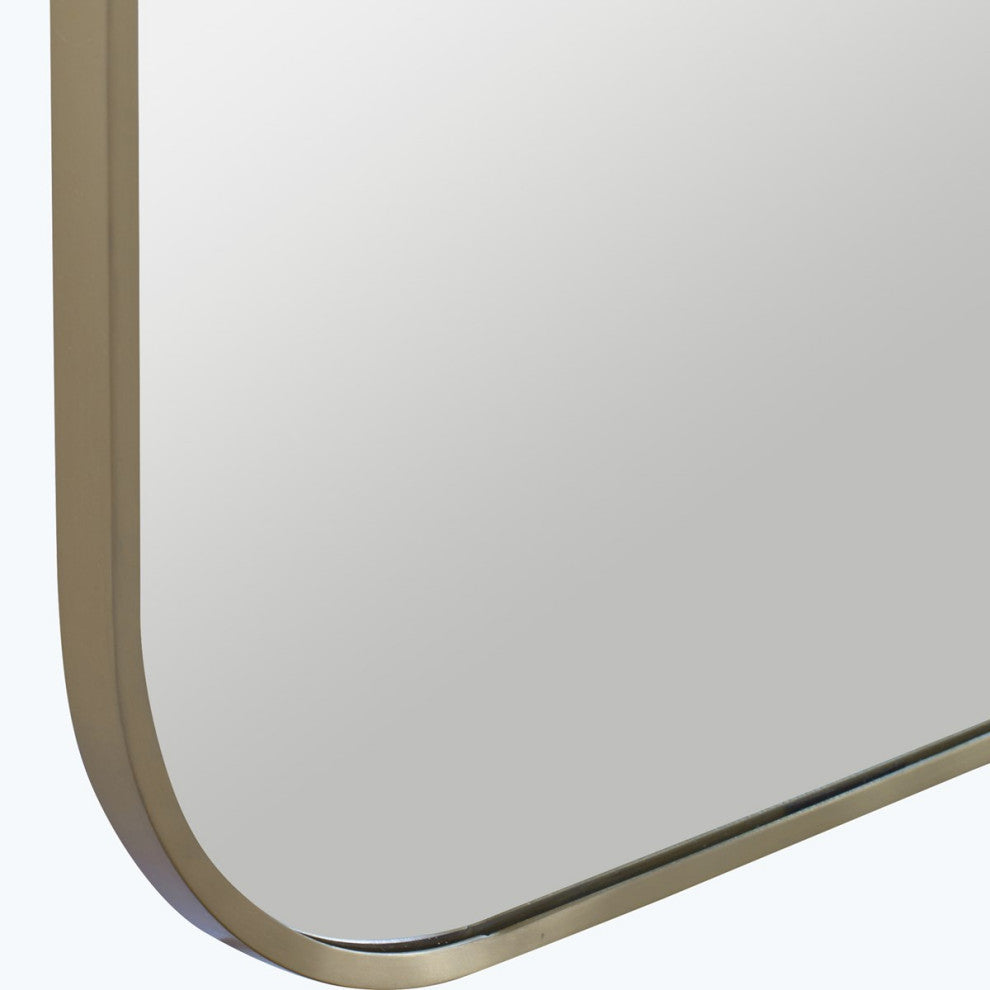 Uttermost Taft Plated Brass Mirror 09718