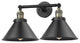 Briarcliff 2-Light Bath Fixture, Black Antique Brass