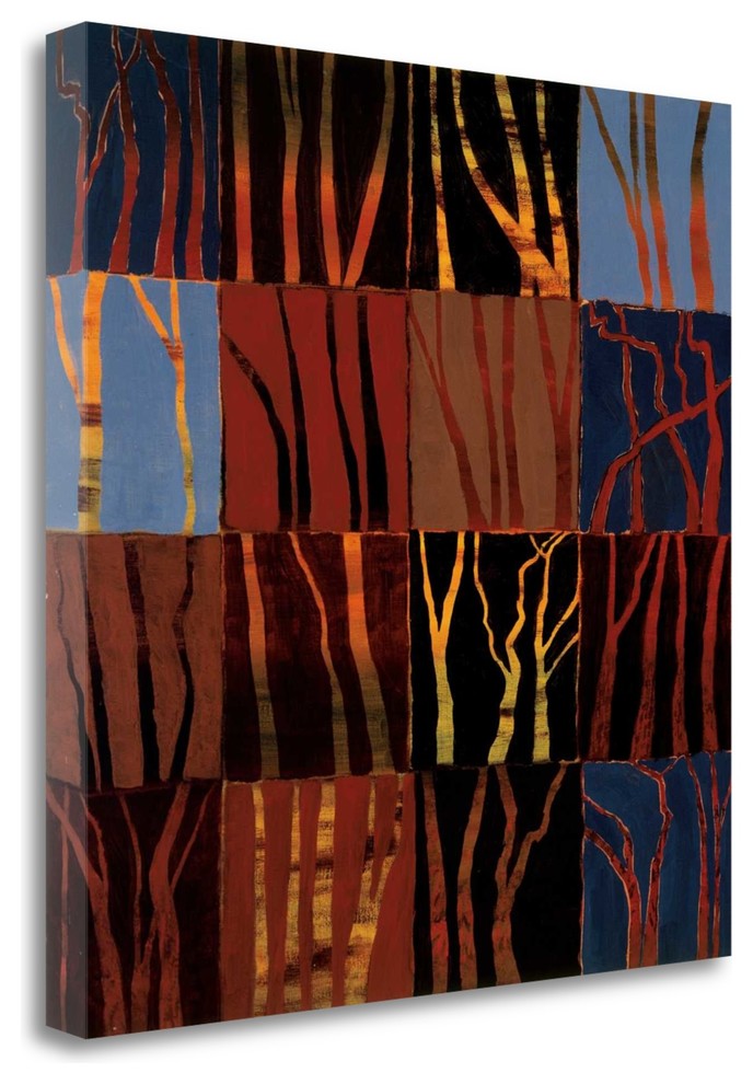 "Red Trees I" By Gail Altschuler, Giclee Print on Gallery Wrap Canvas