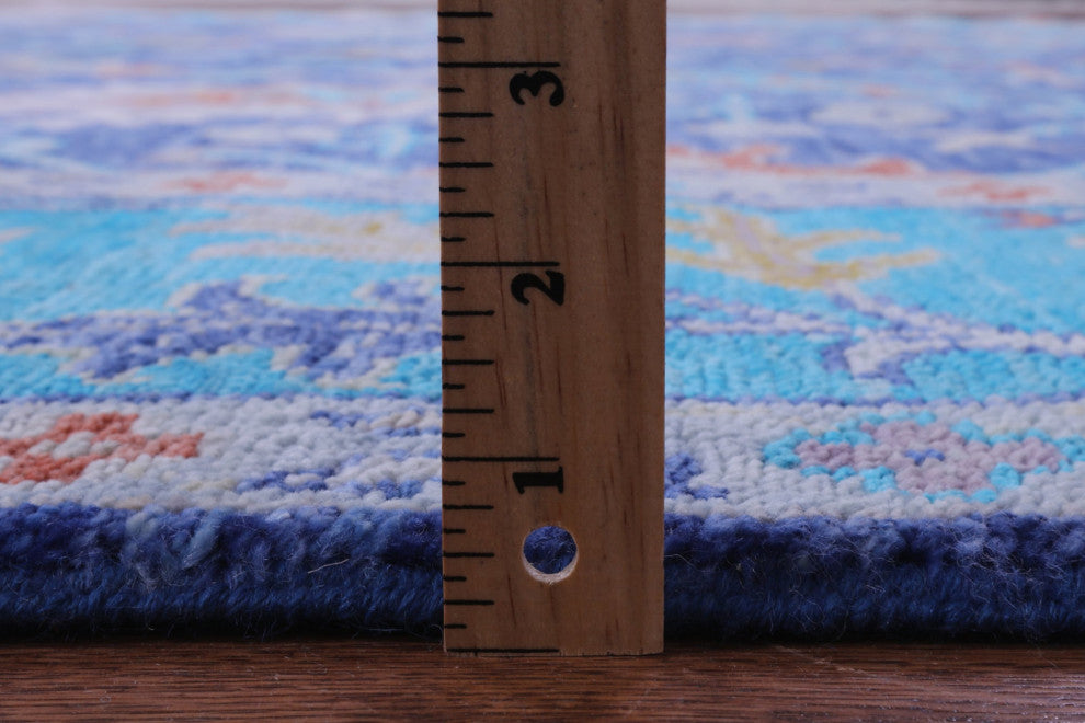 Hand Knotted Turkish Oushak Wool Rug 9' 6" X 11' 11" - Q15581