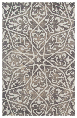Amer Rugs Shibori SHI-26 Gray Gray Hand-tufted - 7'6"x9'6" Rectangle Area Rug