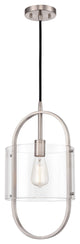 Innovations 371-1P-SN-CL 1-Light Mini Pendant, Brushed Satin Nickel