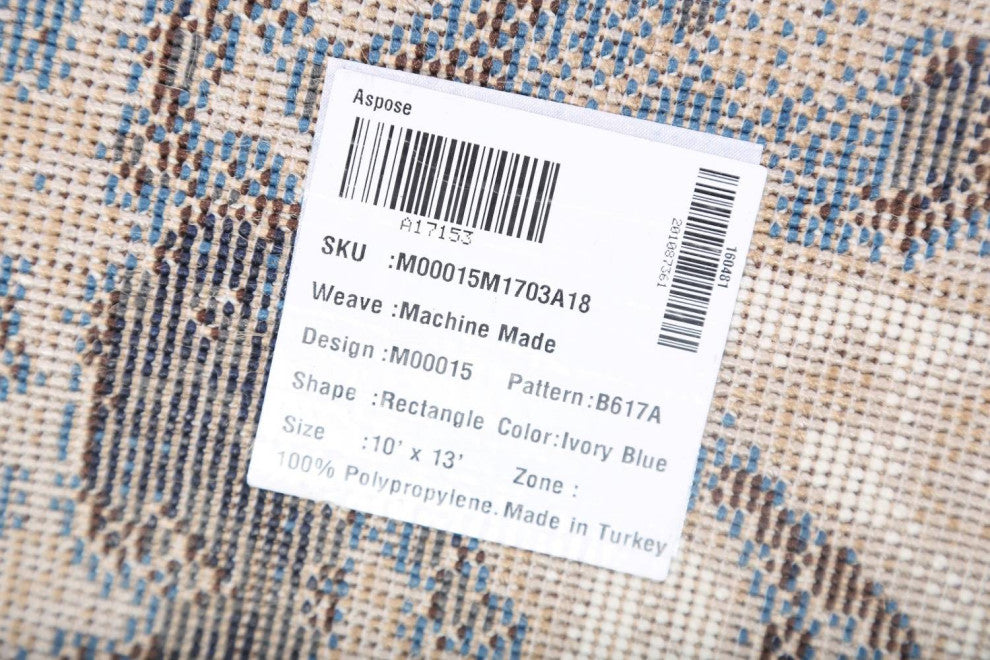 Distressed Agra Traditional Oriental Area Rug, Blue, 3x5''